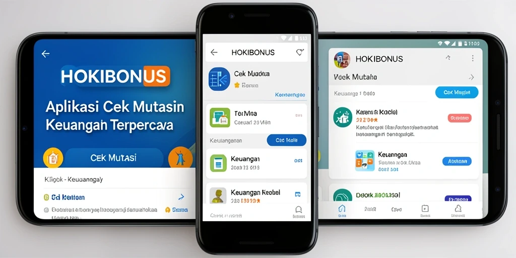 Antarmuka HOKIBONUS menampilkan mutasi keuangan secara jelas dan rapi.