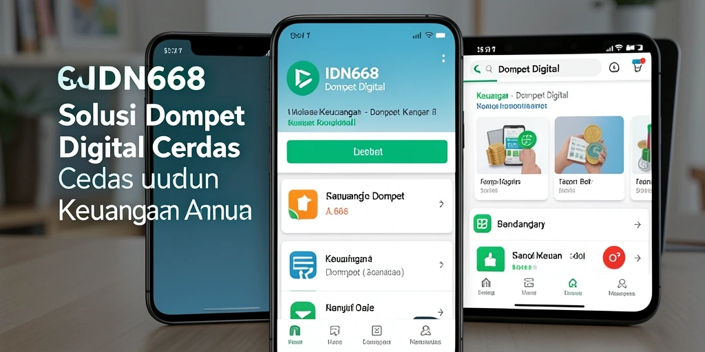 Tampilan antarmuka IDN668 yang modern dan mudah dinavigasi.