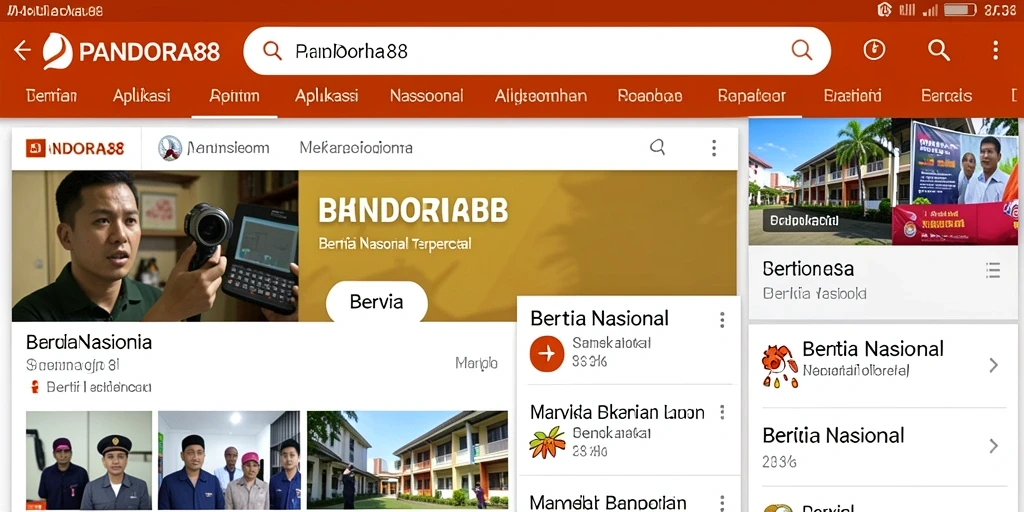 Tampilan antarmuka PANDORA88 yang informatif dan menarik.