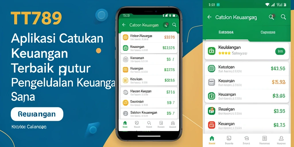 Tampilan antarmuka aplikasi Catatan Keuangan TT789 yang informatif.